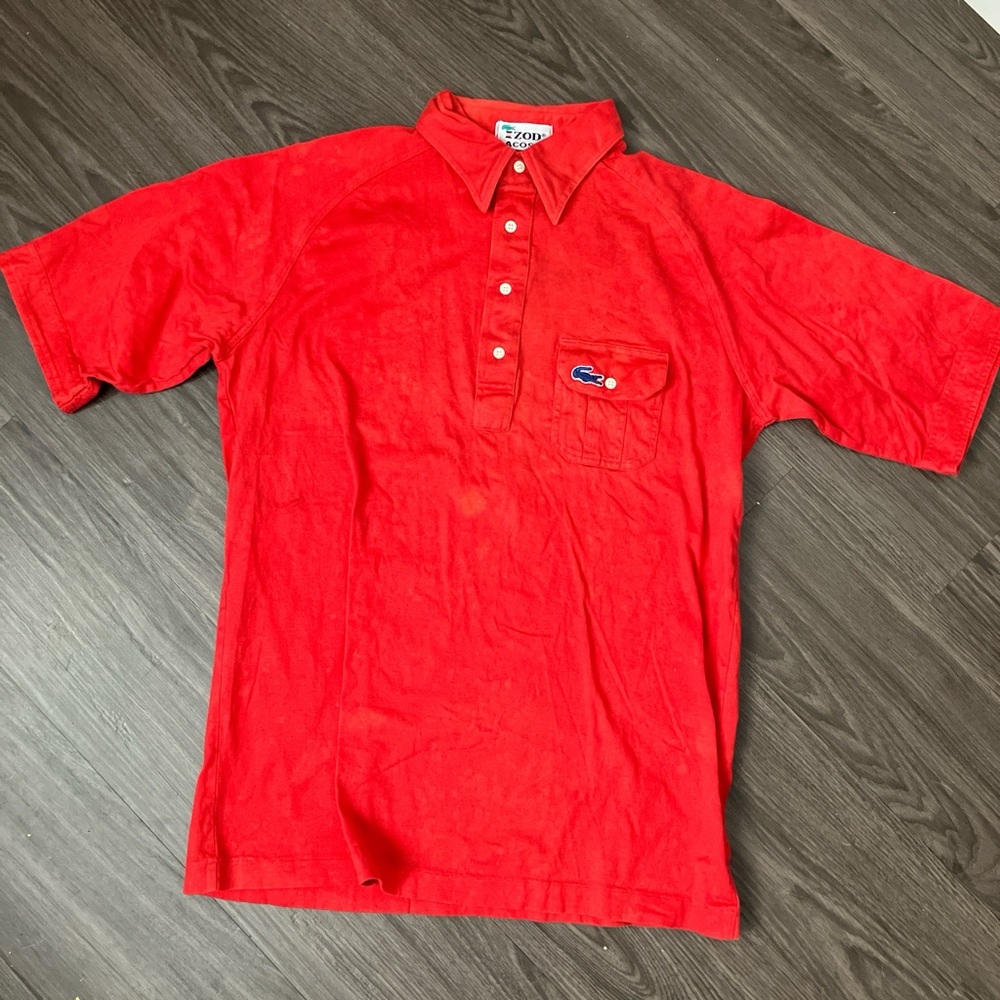 Vintage Izod Lacoste Red Polo Shirt